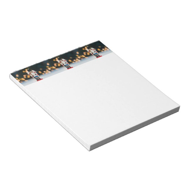 SlipperyJoe's Christmas classic nutcracker ornamen Notepad (Angled)