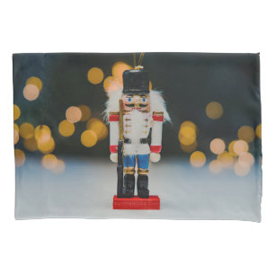 SlipperyJoe's Christmas classic nutcracker ornamen Pillow Case
