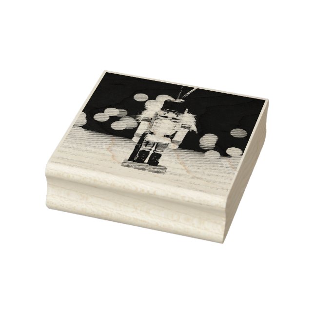 SlipperyJoe's Christmas classic nutcracker ornamen Rubber Stamp (Stamp)