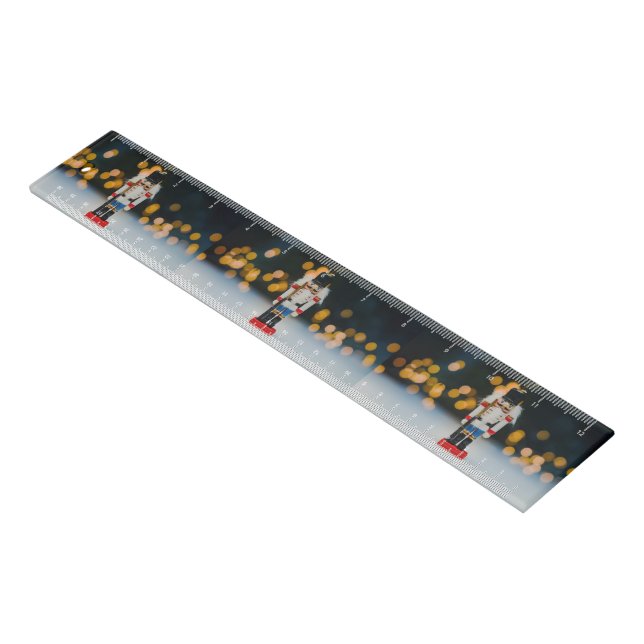 SlipperyJoe's Christmas classic nutcracker ornamen Ruler (Angled)