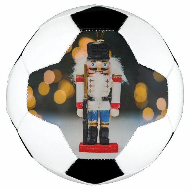 SlipperyJoe's Christmas classic nutcracker ornamen Soccer Ball (Front)