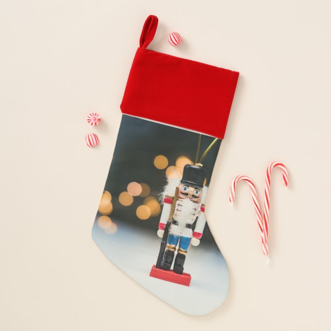 SlipperyJoe's Christmas classic nutcracker ornamen Stocking (Front)