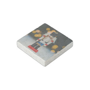 SlipperyJoe's Christmas classic nutcracker ornamen Stone Magnet
