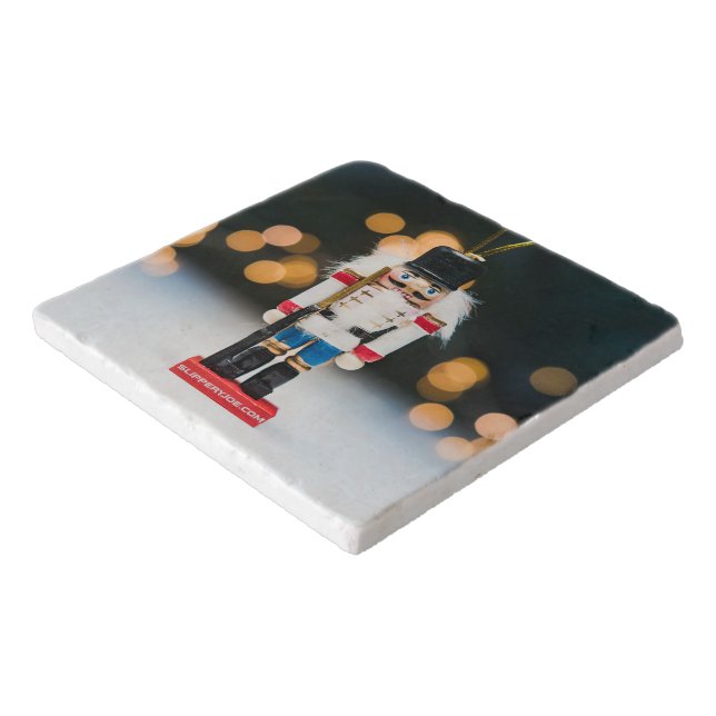 SlipperyJoe's Christmas classic nutcracker ornamen Trivet (Corner)