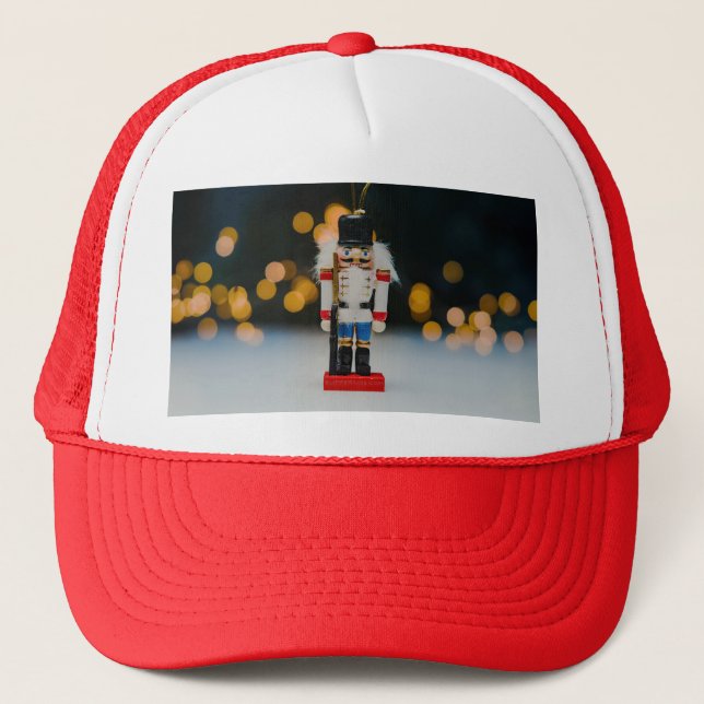 SlipperyJoe's Christmas classic nutcracker ornamen Trucker Hat (Front)