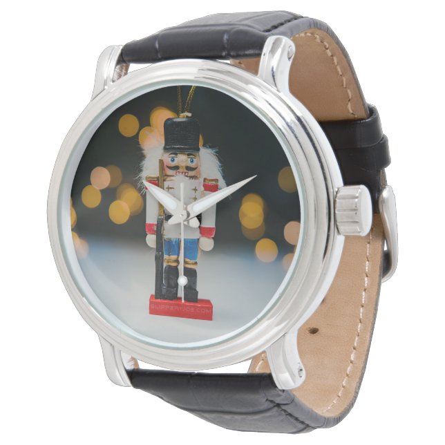 SlipperyJoe's Christmas classic nutcracker ornamen Watch (Angled)