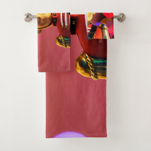 SlipperyJoe's Christmas classic toy soldier friend Bath Towel Set