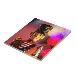 SlipperyJoe's Christmas classic toy soldier friend Ceramic Tile