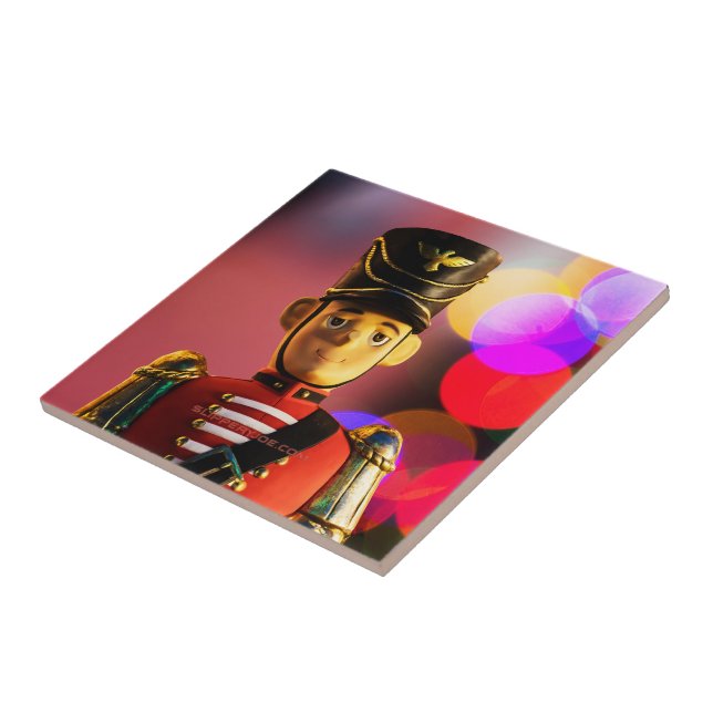 SlipperyJoe's Christmas classic toy soldier friend Ceramic Tile (Side)