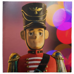 SlipperyJoe's Christmas classic toy soldier friend Cloth Napkin