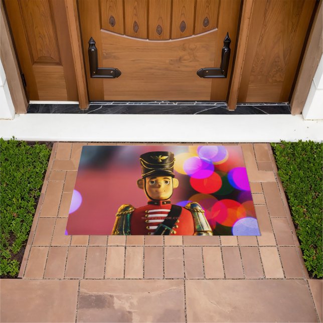 SlipperyJoe's Christmas classic toy soldier friend Doormat (Outdoor)
