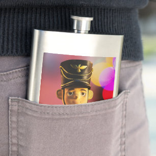 SlipperyJoe's Christmas classic toy soldier friend Flask