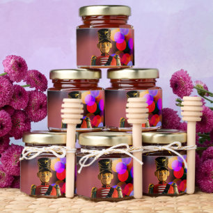 SlipperyJoe's Christmas classic toy soldier friend Honey Jar Favors