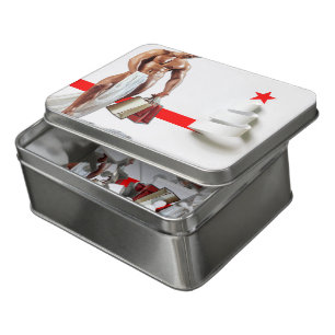 SlipperyJoe's Christmas shopping white paper spira Jigsaw Puzzle