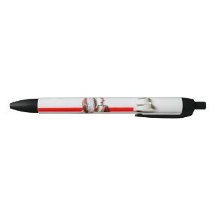 SlipperyJoe's Christmas shopping white paper spira Pen