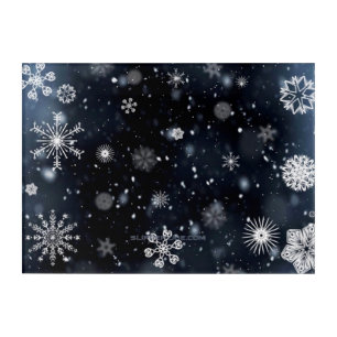 SlipperyJoe's Christmas winter magical peaceful at Acrylic Print