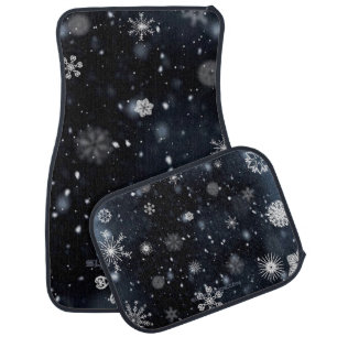 SlipperyJoe's Christmas winter magical peaceful at Car Floor Mat