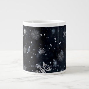 SlipperyJoe's Christmas winter magical peaceful at Giant Coffee Mug