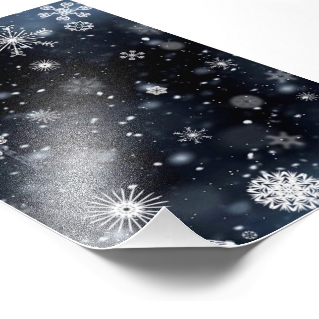 SlipperyJoe's Christmas winter magical peaceful at Photo Print (Corner)