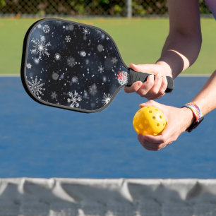 SlipperyJoe's Christmas winter magical peaceful at Pickleball Paddle