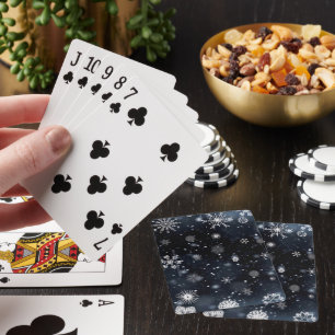 SlipperyJoe's Christmas winter magical peaceful at Poker Cards