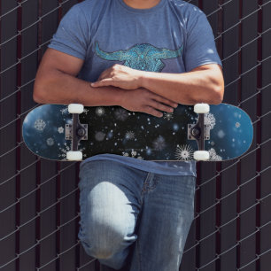SlipperyJoe's Christmas winter magical peaceful at Skateboard