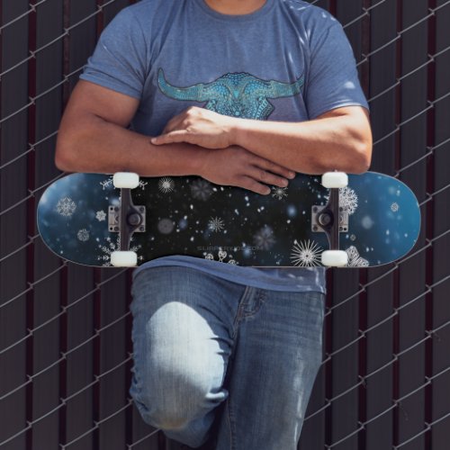 SlipperyJoe's Christmas winter magical peaceful at Skateboard