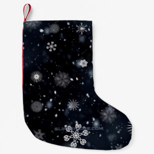SlipperyJoe's Christmas winter magical peaceful at Small Christmas Stocking