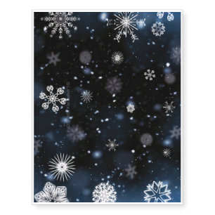SlipperyJoe's Christmas winter magical peaceful at Temporary Tattoos
