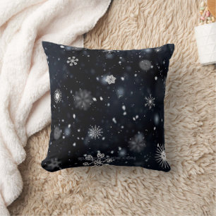SlipperyJoe's Christmas winter magical peaceful at Throw Pillow