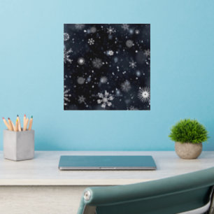 SlipperyJoe's Christmas winter magical peaceful at Wall Decal