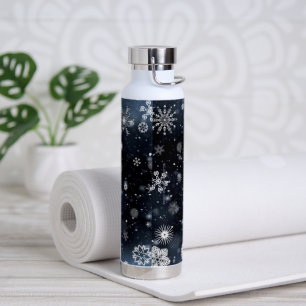 SlipperyJoe's Christmas winter magical peaceful at Water Bottle