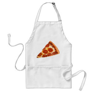 SlipperyJoe's classic pepperoni pizza slice melted Adult Apron