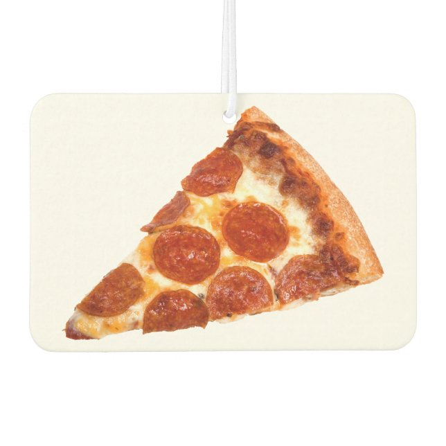 SlipperyJoe's classic pepperoni pizza slice melted Air Freshener (Front)