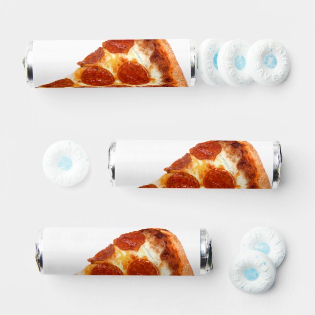 SlipperyJoe's classic pepperoni pizza slice melted Breath Savers® Mints (Assorted)