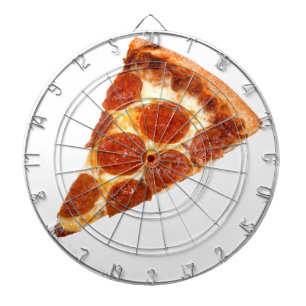 SlipperyJoe's classic pepperoni pizza slice melted Dart Board