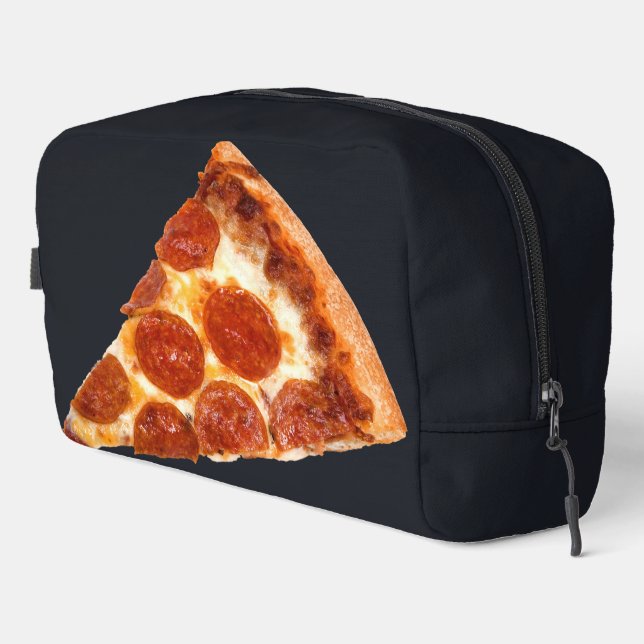 SlipperyJoe's classic pepperoni pizza slice melted Dopp Kit (Right Corner)