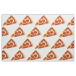 SlipperyJoe&#39;s classic pepperoni pizza slice melted Fabric