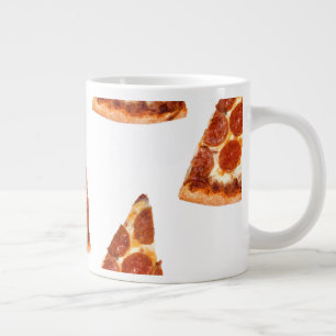 SlipperyJoe's classic pepperoni pizza slice melted Giant Coffee Mug