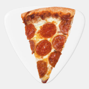 SlipperyJoe's classic pepperoni pizza slice melted Guitar Pick