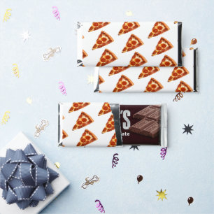 SlipperyJoe's classic pepperoni pizza slice melted Hershey Bar Favors