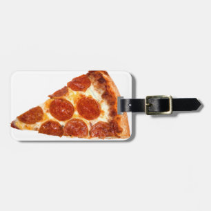 SlipperyJoe's classic pepperoni pizza slice melted Luggage Tag