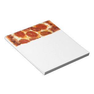 SlipperyJoe's classic pepperoni pizza slice melted Notepad