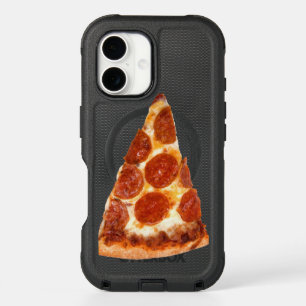 SlipperyJoe's classic pepperoni pizza slice melted iPhone 16 Case