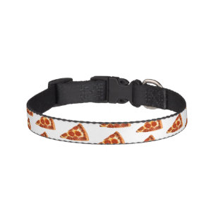 SlipperyJoe's classic pepperoni pizza slice melted Pet Collar