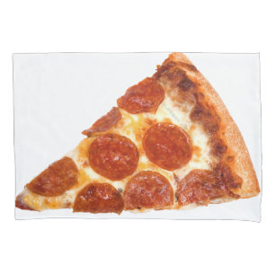 SlipperyJoe's classic pepperoni pizza slice melted Pillow Case