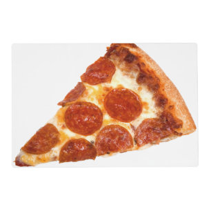 SlipperyJoe's classic pepperoni pizza slice melted Placemat
