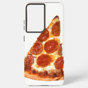 SlipperyJoe's classic pepperoni pizza slice melted Samsung Galaxy S21+ Case