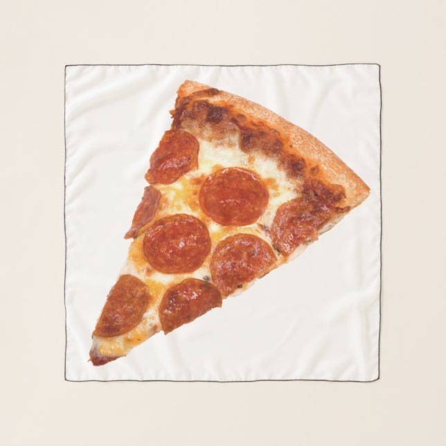 SlipperyJoe's classic pepperoni pizza slice melted Scarf (Front)
