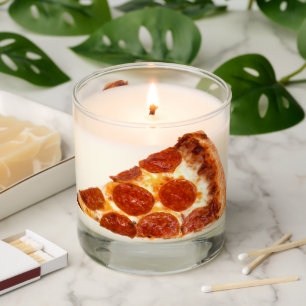 SlipperyJoe's classic pepperoni pizza slice melted Scented Candle
